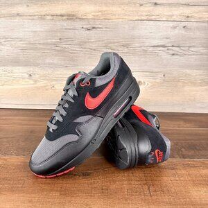 Nike Air Max 1 Vamps Mens Size 12 Black University Red FZ5808 008